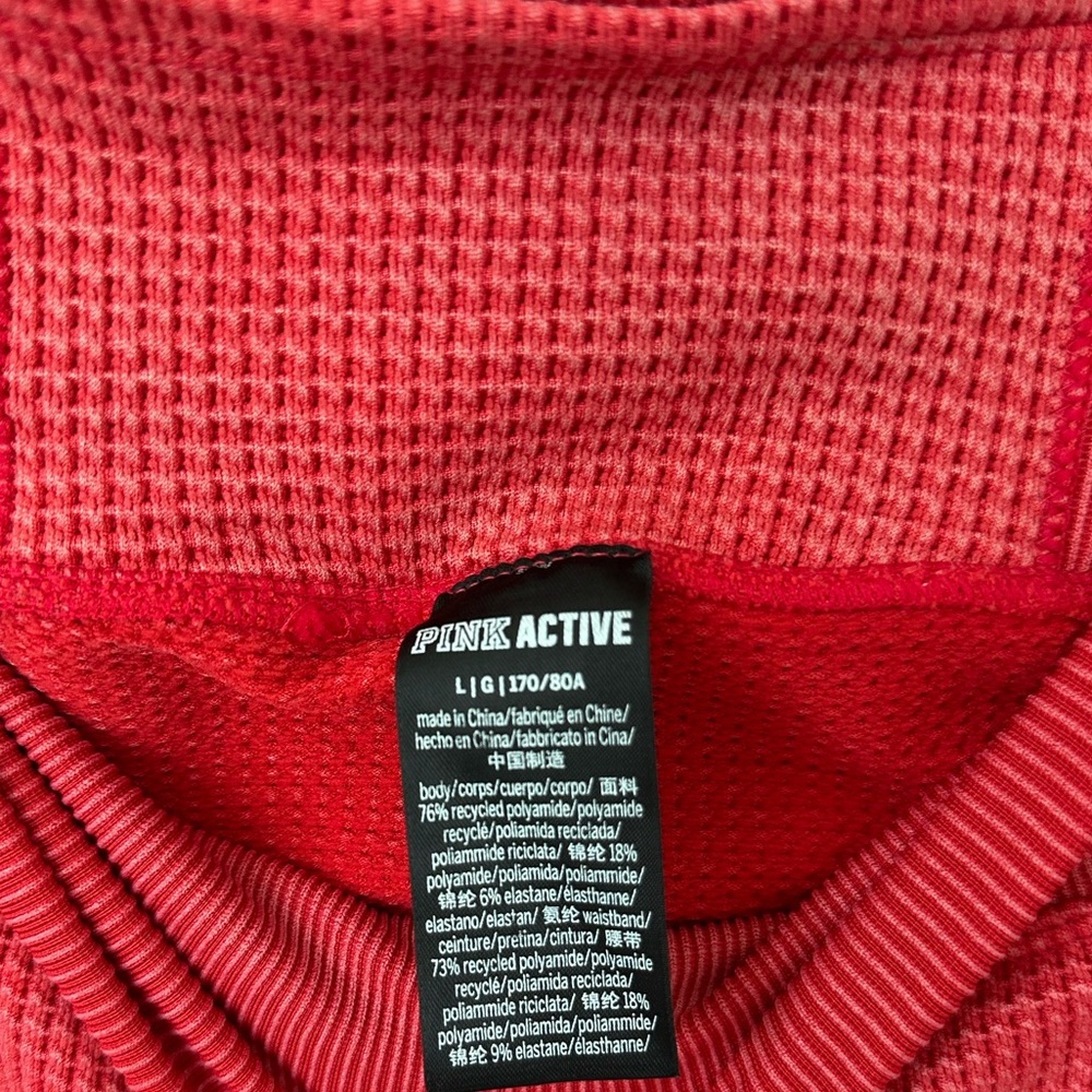 Victoria Secrets Pink Active Legging Waffle Knit - Picture 2 of 5